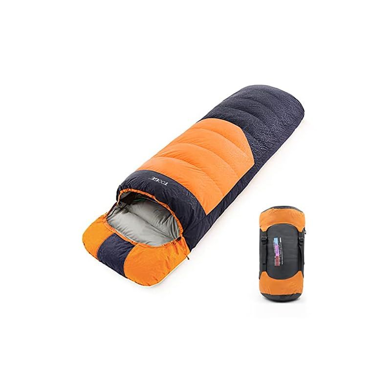 Tooge 寝袋 冬用 ダウン シュラフ 【最低温度-25℃】 二代目 防水保温 2