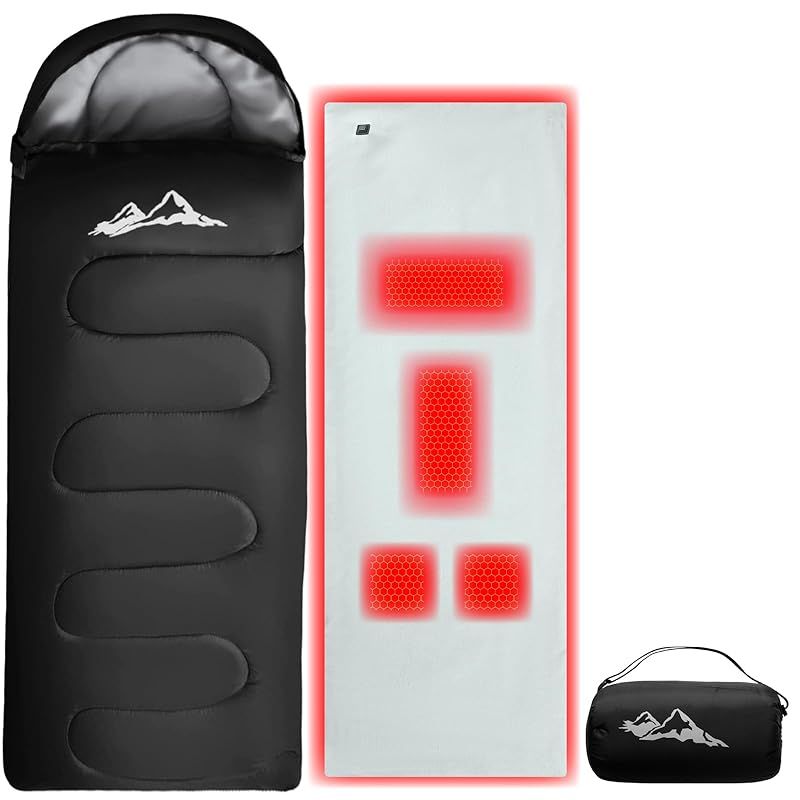 HOME COCCI 寝袋 冬用 シュラフ 防災 10秒で暖かい マミー型 封筒型 オールシーズン 軽量 保温 210 T 防災グッズ 防水 登山 車中泊 キャンプ 防寒 収納袋付き 1 4 グレー ブラック