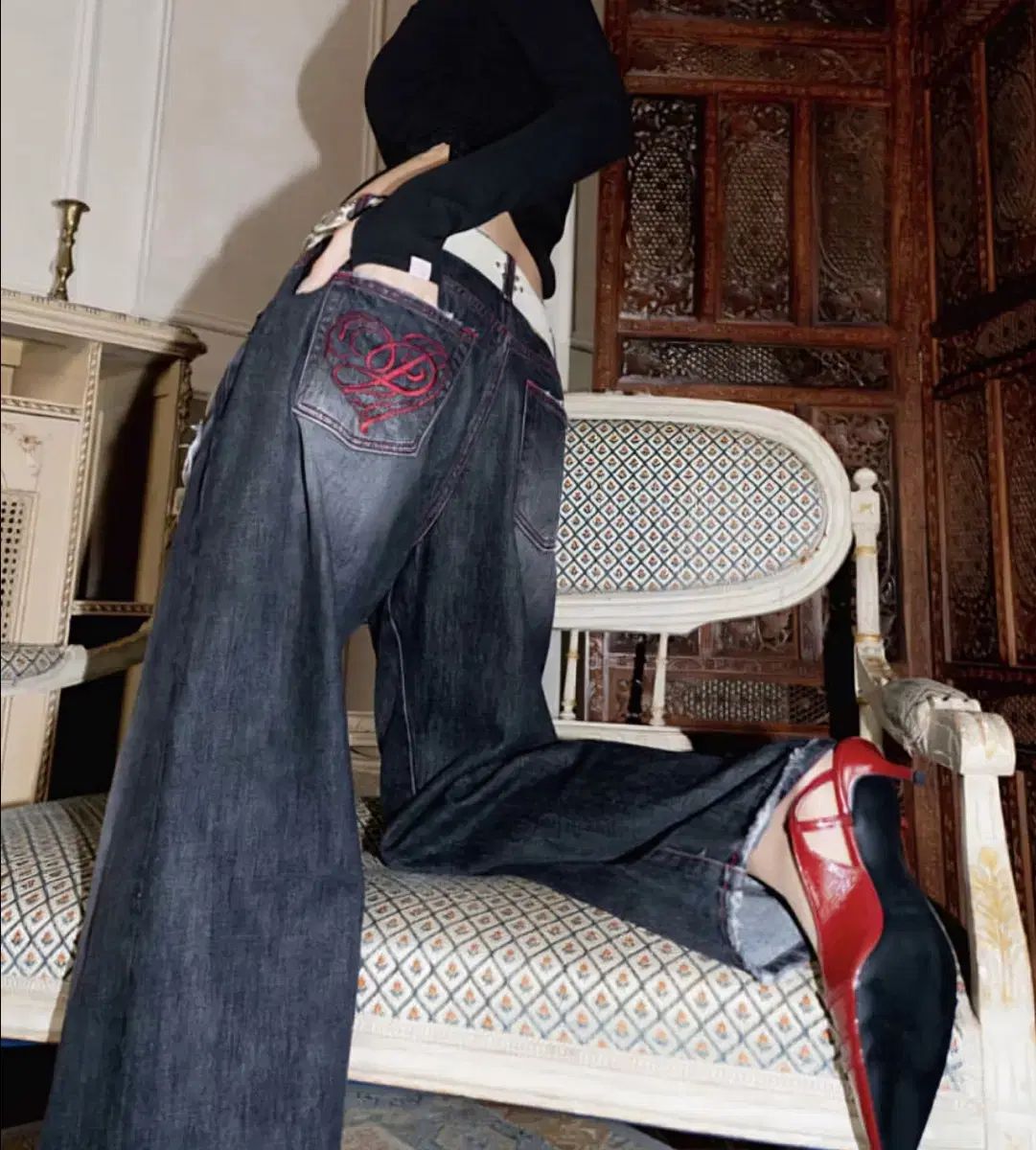 プリーズノーフォロー ダメージ デニム