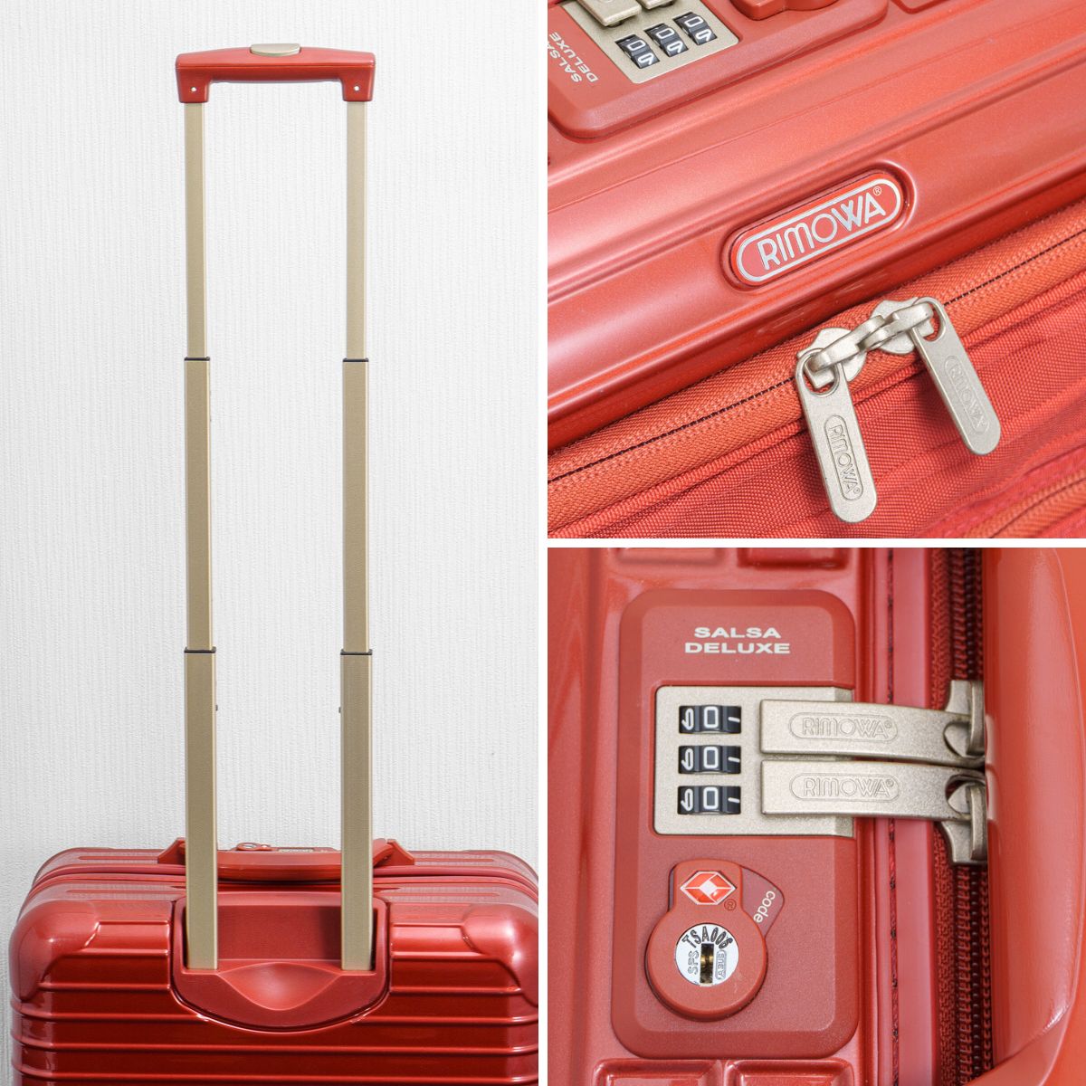 RIMOWA リモワ SALSA DELUXE サルサデラックス 23L 機内持ち込み 前面