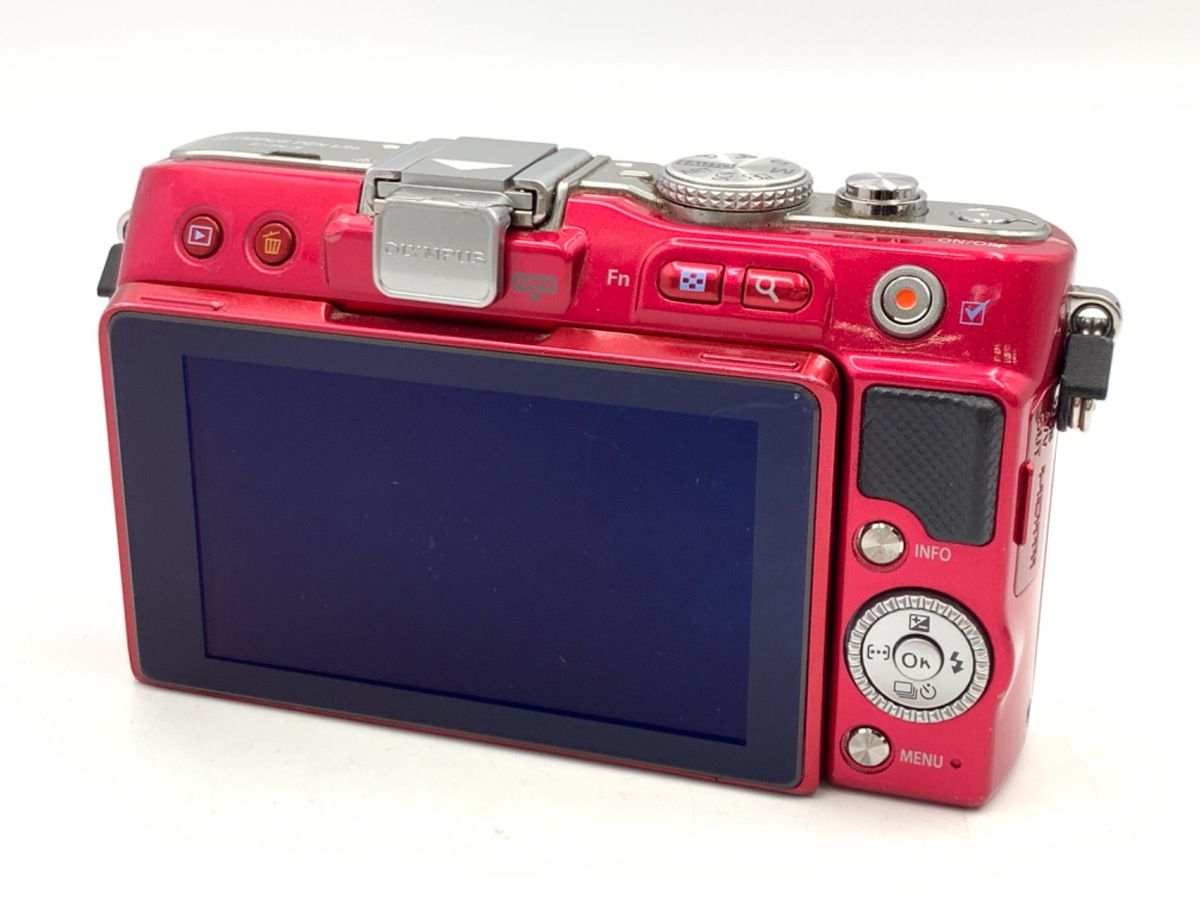 中古】 【難あり品】 オリンパス PEN Lite E-PL3 ボディ レッド - メルカリ