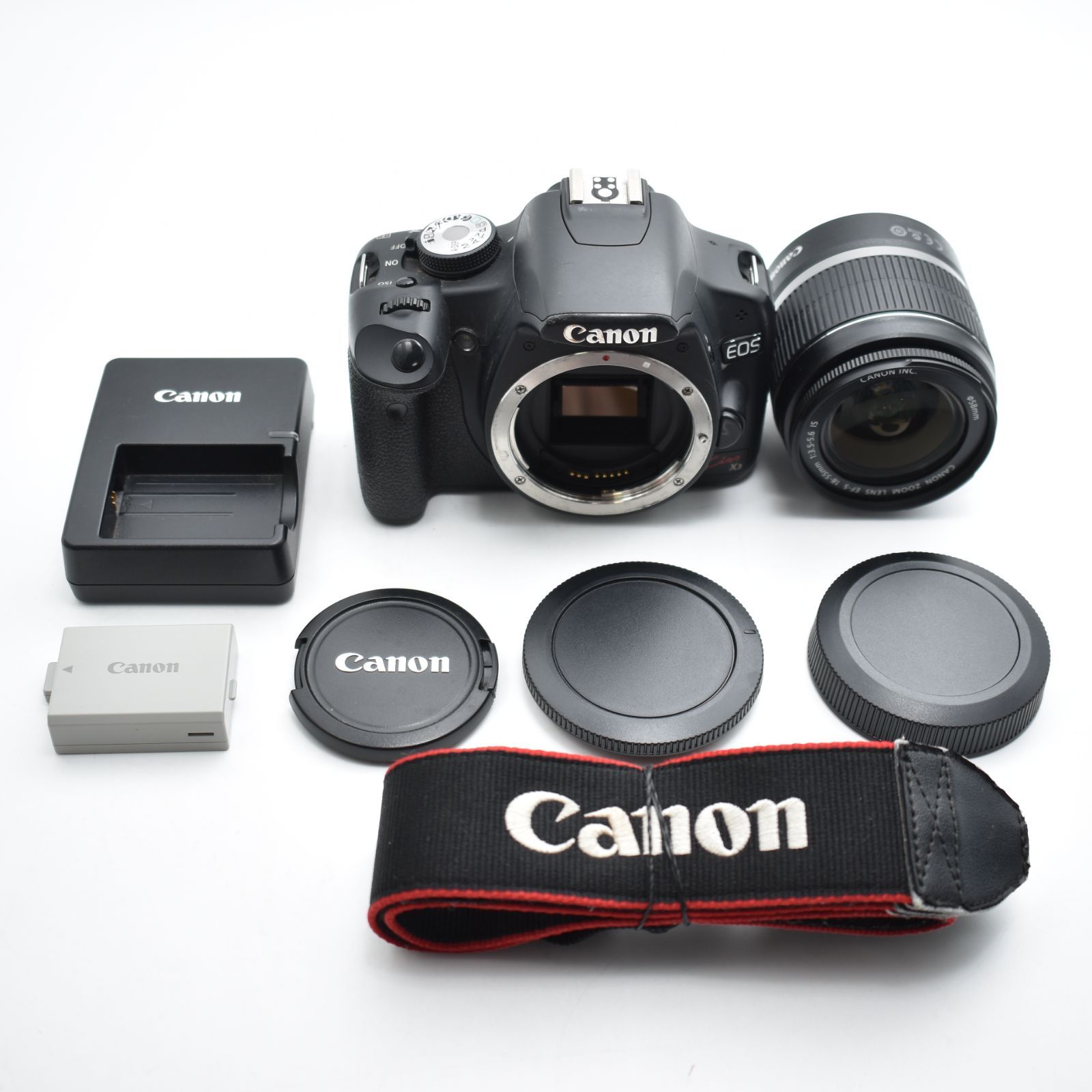 B#10371 Canon デジタル一眼レフカメラ Kiss X3 レンズキット KISSX3