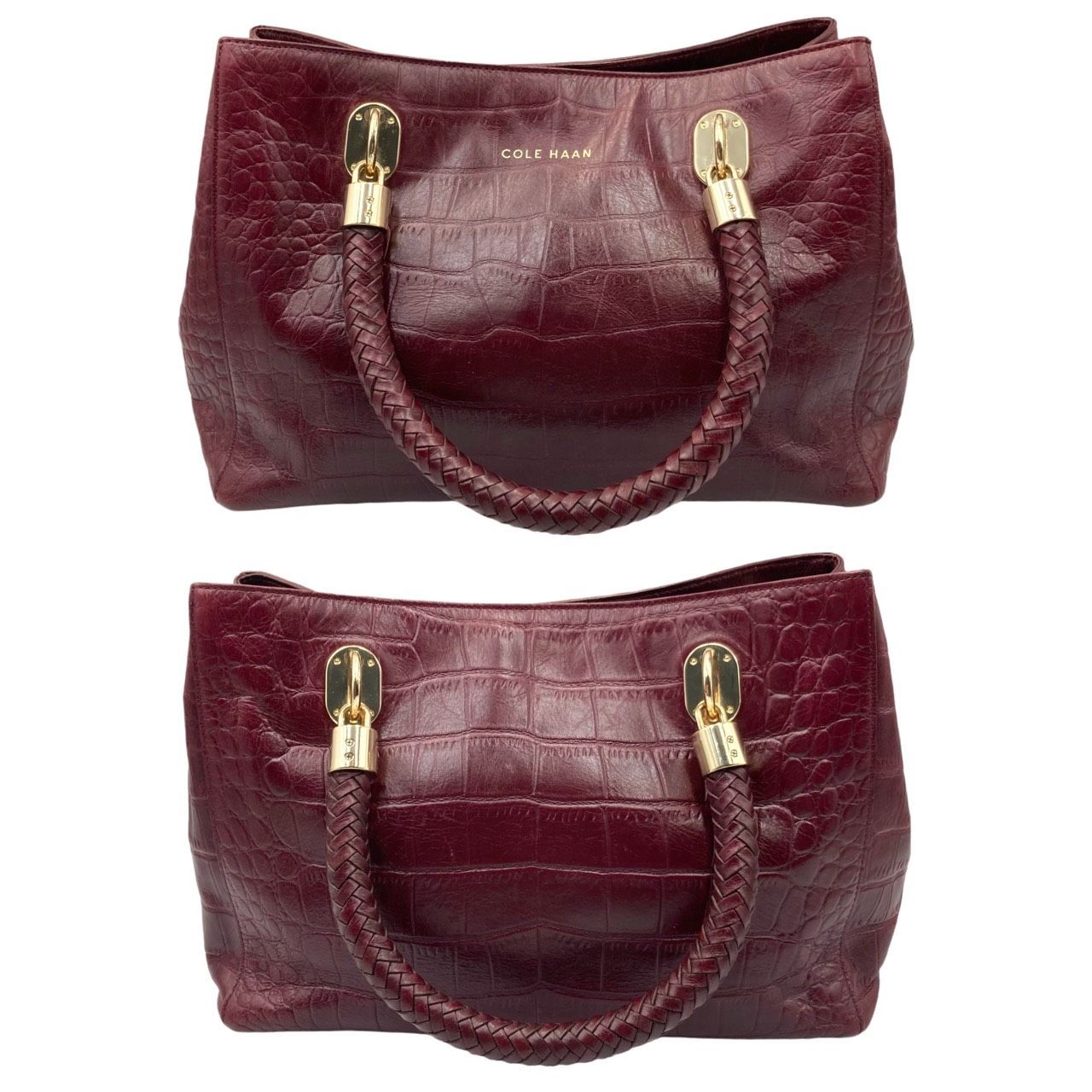 美品】COLE HAAN コールハーン 2wayバッグ クロコダイル（鰐革