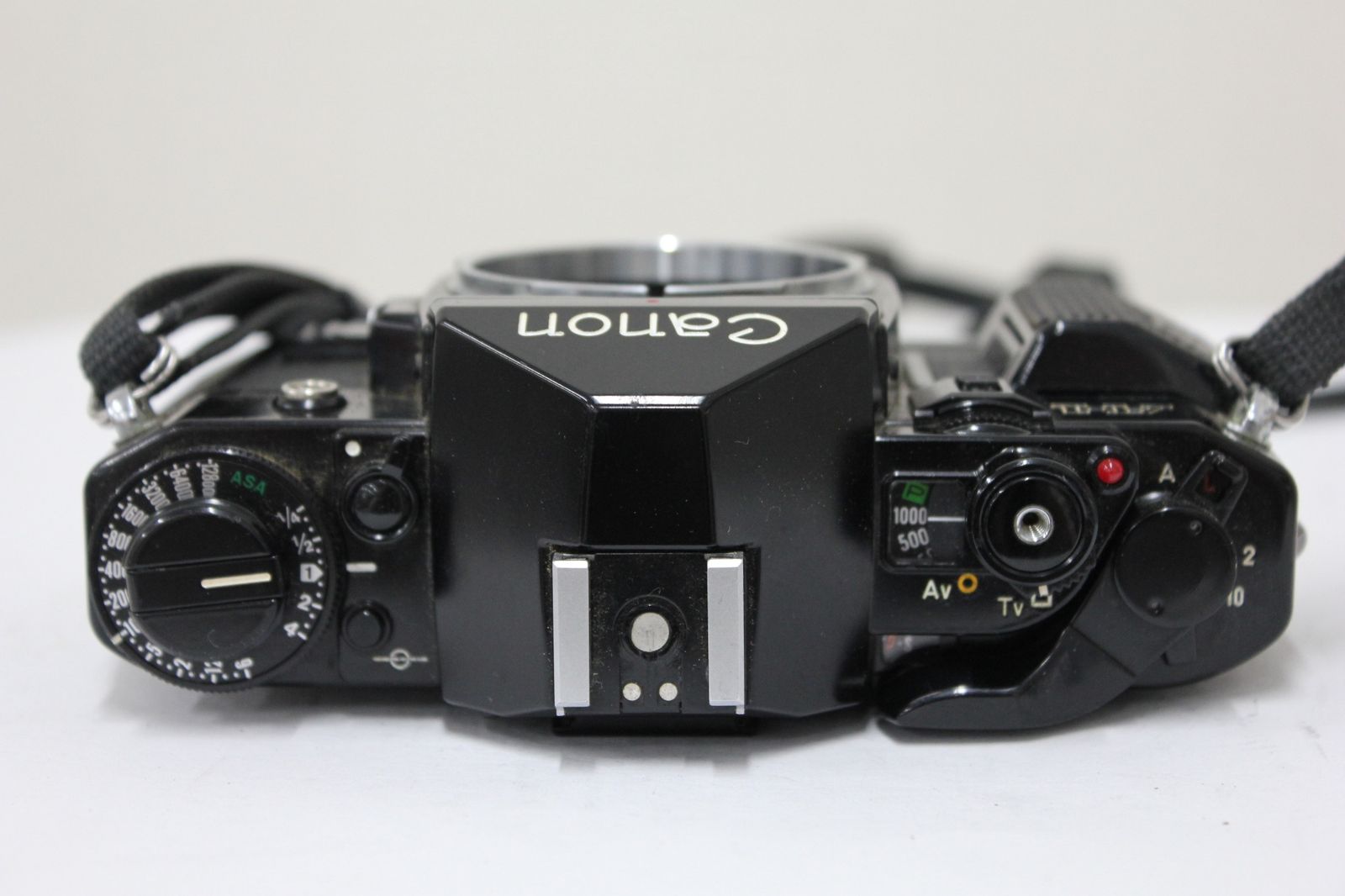 返品保証】 キャノン Canon A-1 ブラック NEW FD 50mm F1.8 ボディ