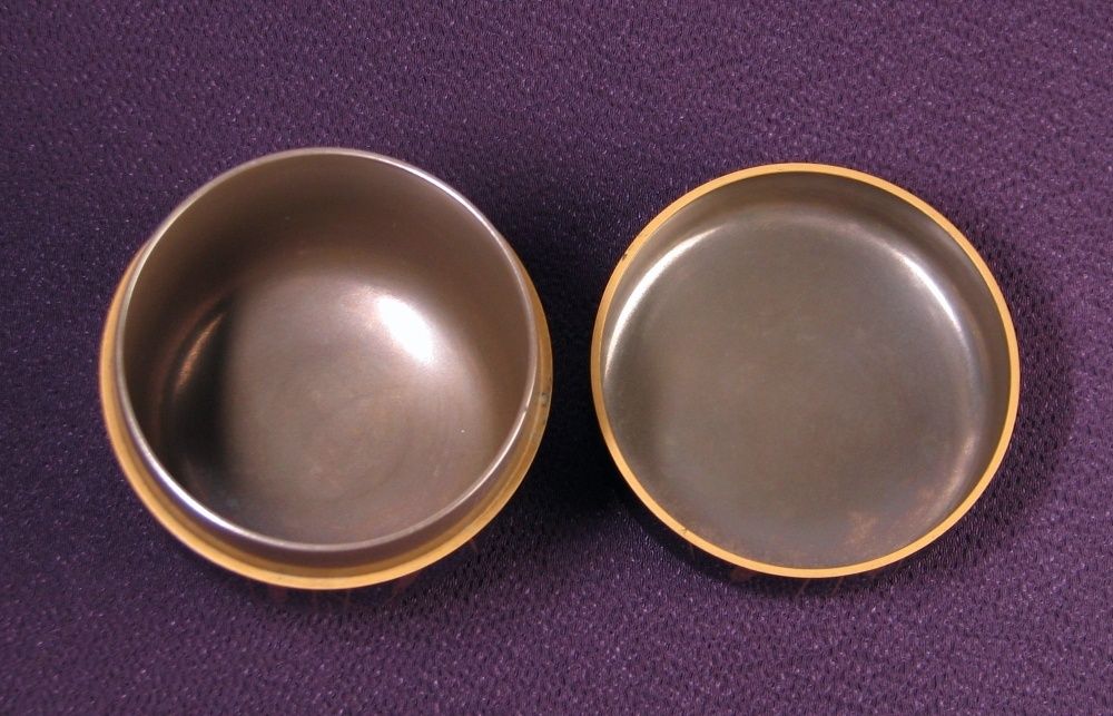 輪島塗 山口和弘作 蒲穂蜻蛉蒔絵中棗 内銀塗 底銘入 美品 共箱・共布