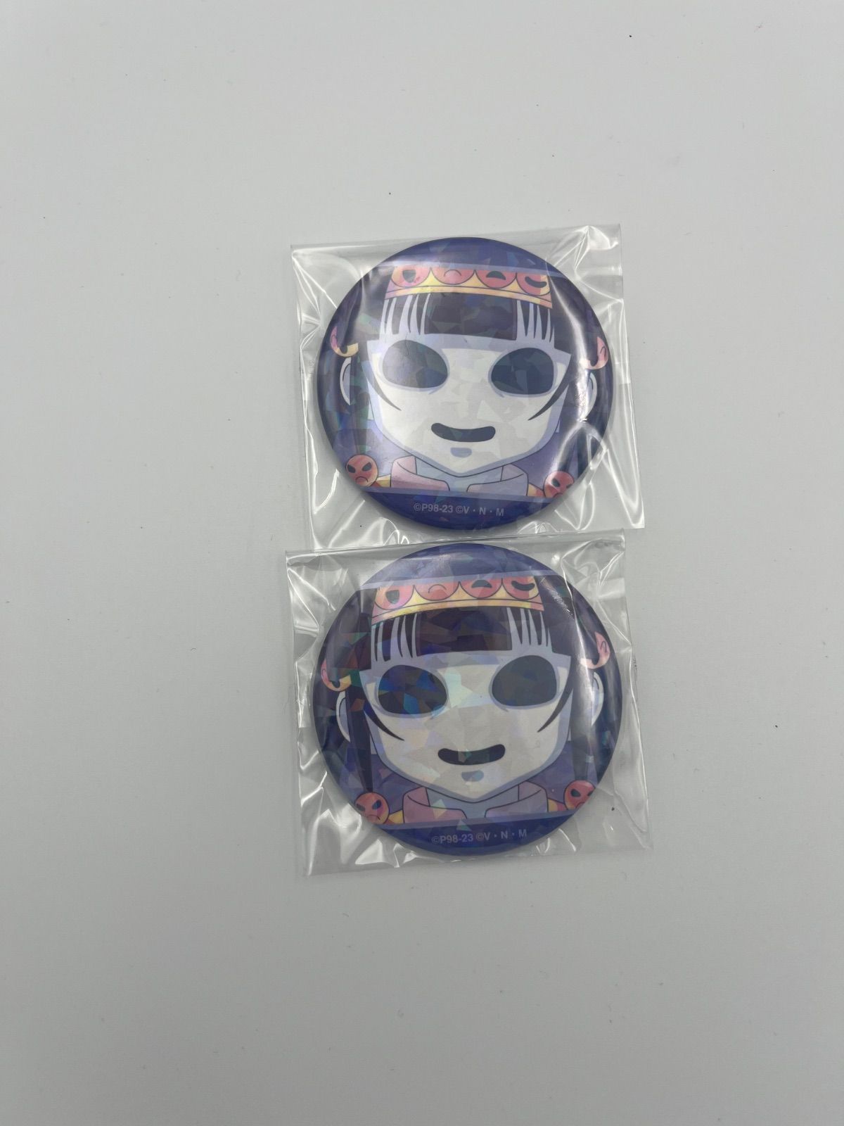 hunter×hunter ani-art 第3弾 ホログラム 缶バッジ ナニカ 2個セット