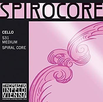 【中古】「未使用品」SPIROCORE スピロコア チェロ弦 D線 スパイラルコア4/4 クロム巻 S27