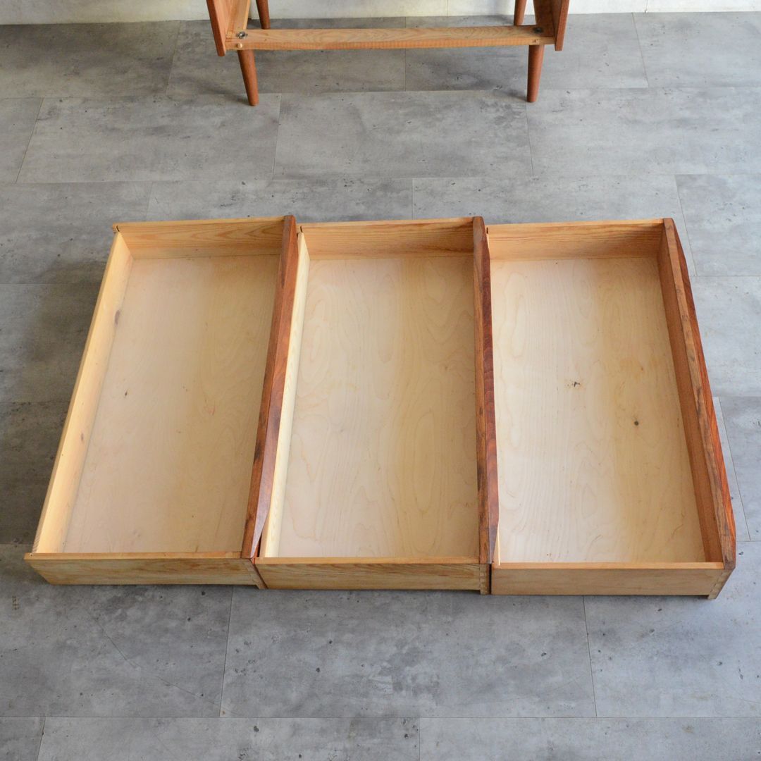 デンマーク 北欧ヴィンテージ チーク 3段チェスト 北欧家具 ミッド