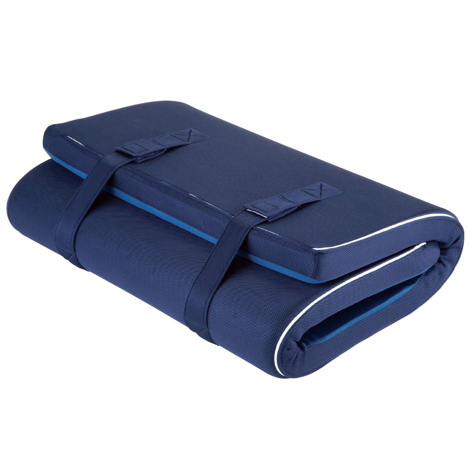 nishikawa 西川 エニーマット マットレス シングル 高反発 寝返りサポート エアホール加工 通気性 年中快適 抗菌加工 洗濯可能な側生地 折りたたみ 収納用固定ベルト付き ベッドでも床でも使用OK 敷き布団 ベッドマットレス ANY MAT スリ…