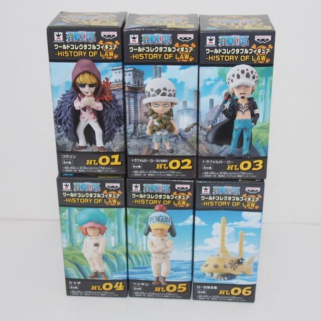 ワンピース ワールドコレクタブルフィギュア HISTORY OF LAW 全6種 WCF ワールドコレクタブルフィギュア ONEPIECE -HISTORY OF LAW- 6種