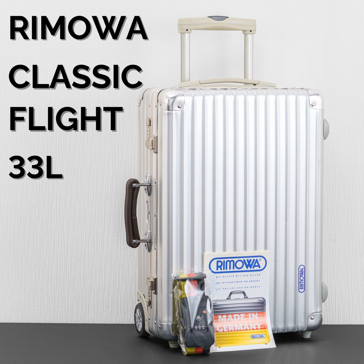 廃盤　RIMOWAクラシックフライト2輪 キャリーケース 33ℓ 機内持ち込み可 RIMOWA リモワ CLASSIC FLIGHT クラシックフライト 33L 機内持ち込み 2