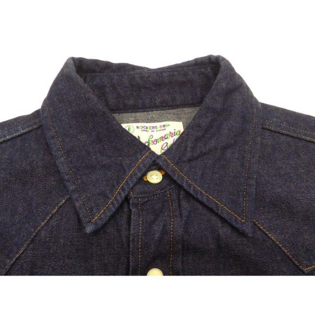 ワコマリア WACKO MARIA 刺しゅう デニムシャツ 長袖 SIZE:S △WF2361