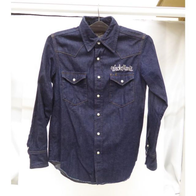 ワコマリア デニムシャツ マリア刺繍 ワコマリア デニムシャツ マリア刺繍 WACKO MARIA ワコマリア デニム