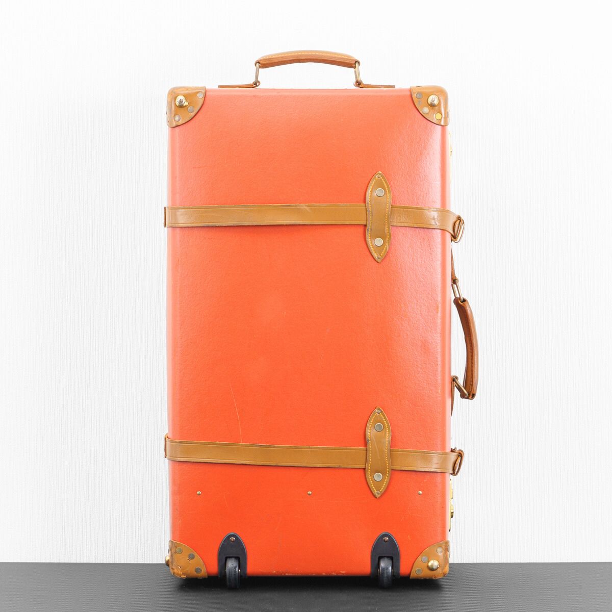 希少✨グローブトロッター トランクケース レザーキャリー オレンジ センテナリー · キャリーオン | オレンジ/ブラウン | スーツケース