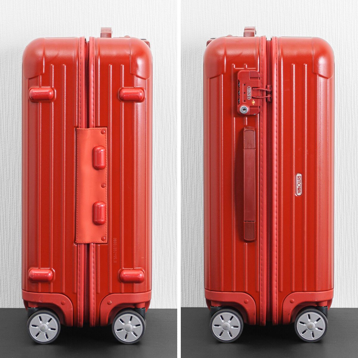 美品 リモワ サルサ 51L 4輪 TSAロック マットレッド スーツケース RIMOWA リモワ SALSA サルサ 51L 4輪 TSAロック キャビンプラス マット