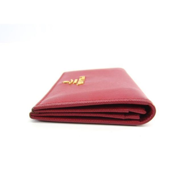 PRADA プラダ カードケース レザー 赤 レッド 二つ折り ∠UP4128