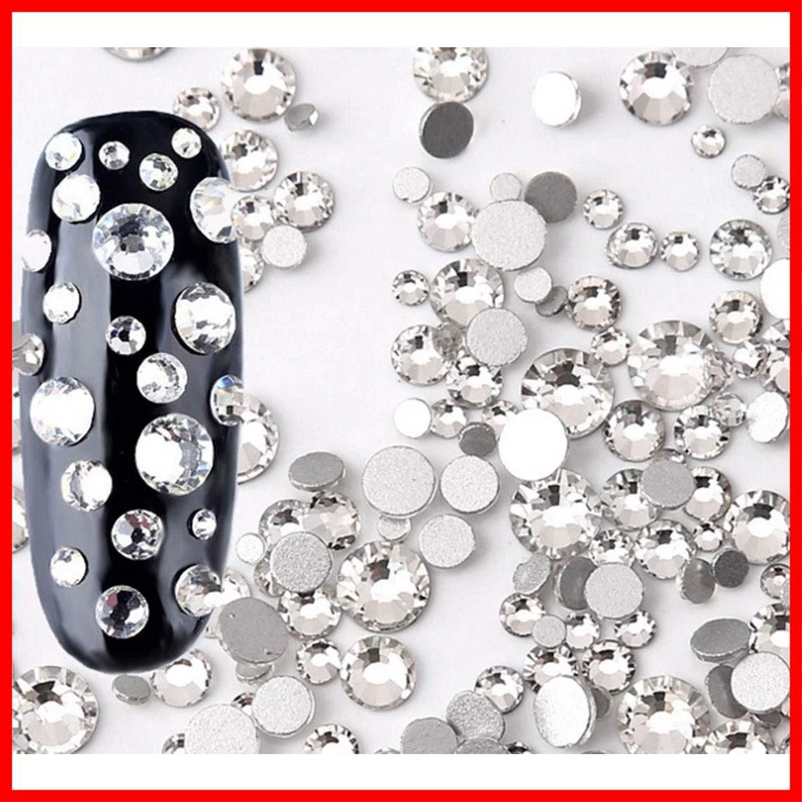 サイズ ss 12 4320粒 3 2 mm 30 ホワイト 高い採光 ネイルを飾てと服装使用 DIY ラインストーン 大容量 XIULI