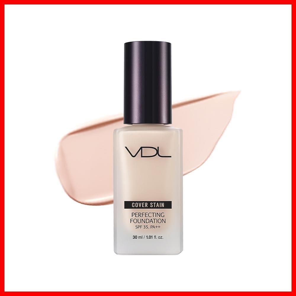 数量 17号 30 ml ビーガン 崩れない SPF 35 カバー力 リキッドファンデーション M 01 ピンクオークル ファンデーション PA パーフェクティング カバーステイン VDL ヴィディーエル