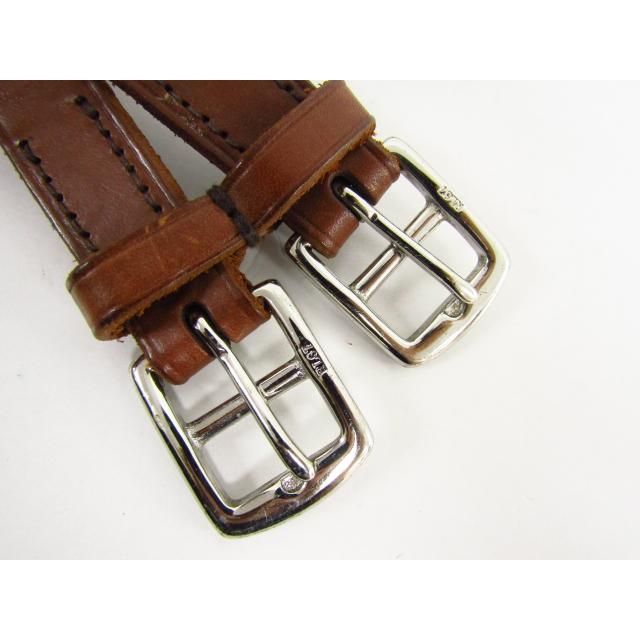 RALPH LAUREN ラルフローレン レザー ダブルバックル ベルト☆AC26541