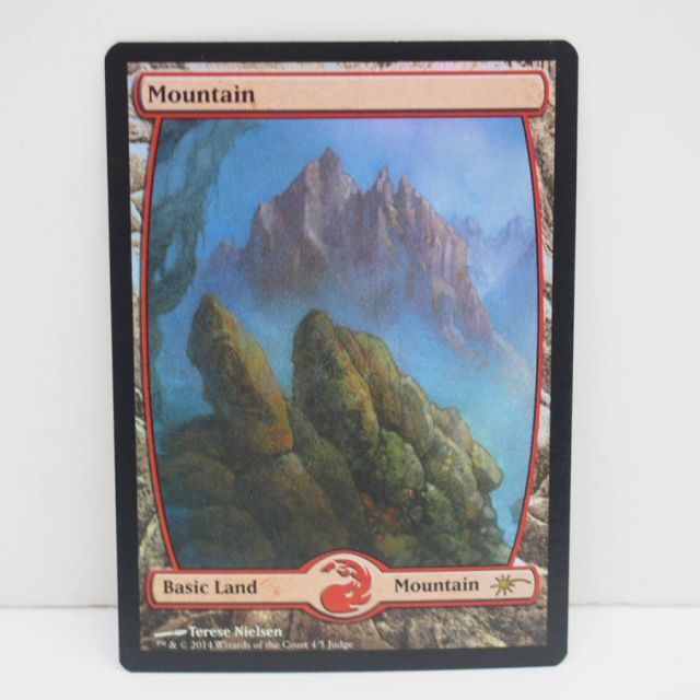 MAGIC The Gathering MTG 山/Mountain Foil ジャッジ褒賞 フルアート