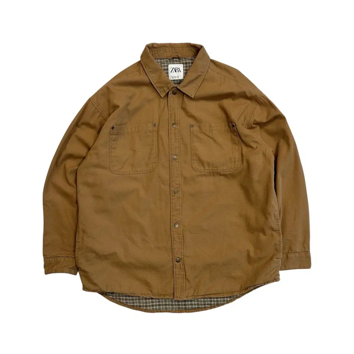 XL ザラ フランネル ウォーク シャツジャケット