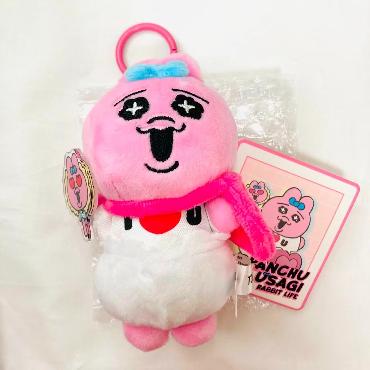 海外公式】【中国限定】TOPTOY おぱんちゅうさぎ ぬいぐるみ キーホルダ