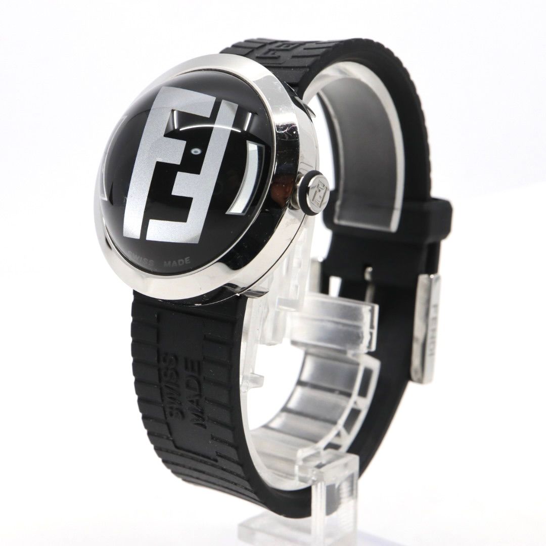 FENDI フェンディ 8010G ウォッチ 腕時計 ブラック文字盤 ドームガラス