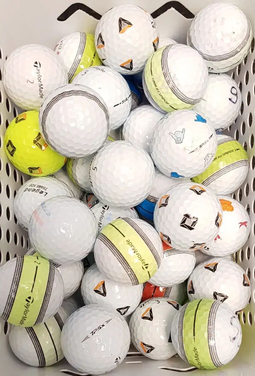 テーラーメイド ツアーレスポンス TP5 TP5X混合50個 ゴルフボール