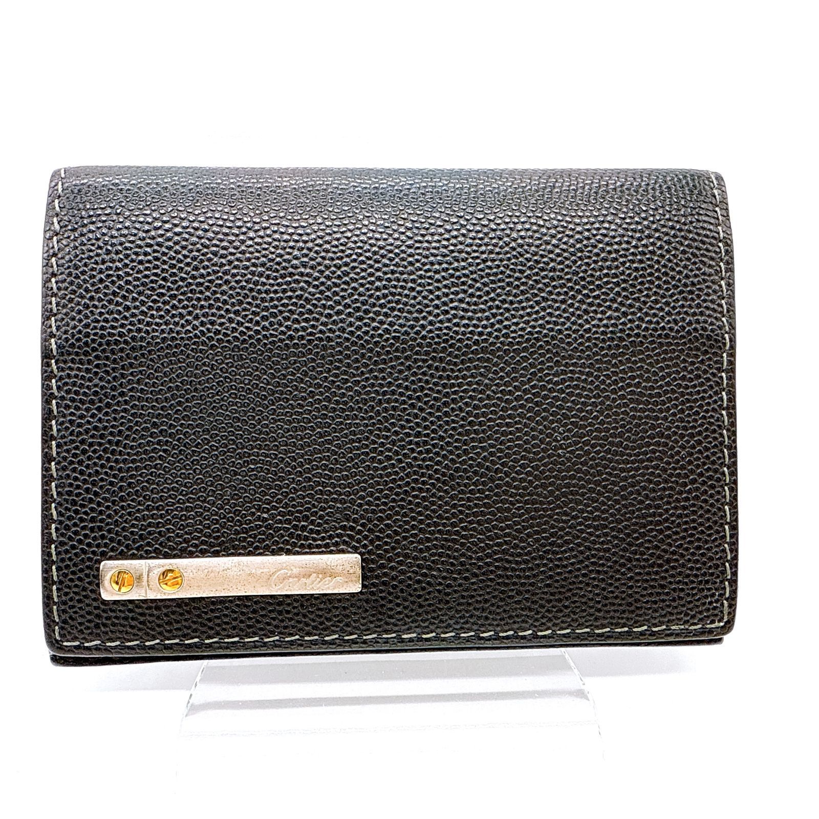 Cartier カルティエ サントス ドゥ レザー カードケース 名刺入れ