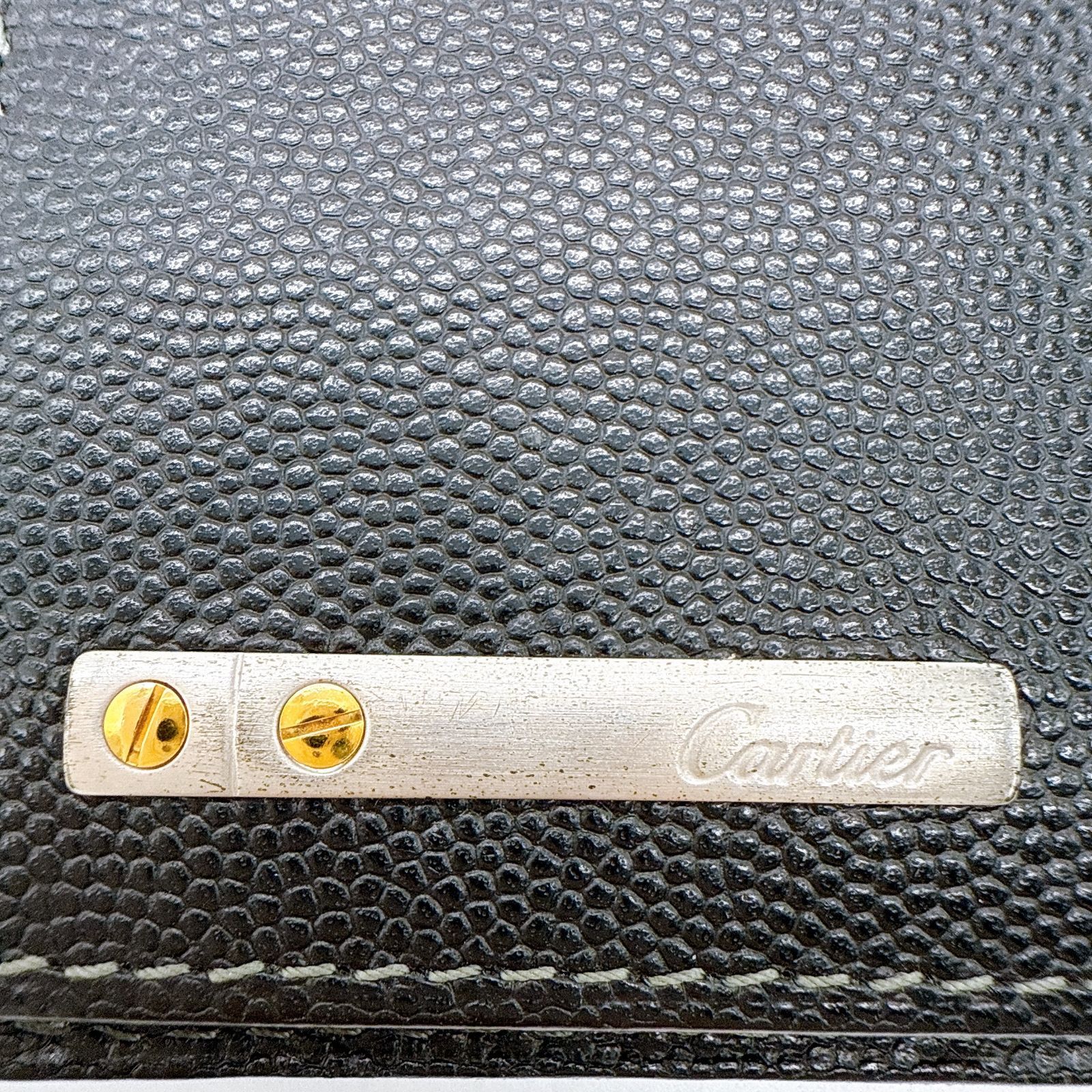 Cartier カルティエ サントス ドゥ レザー カードケース 名刺入れ