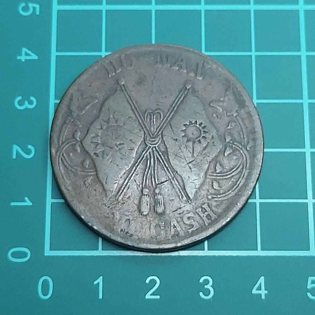 中華民国 當百文銅元 HO-NAN 100 CASH 約27.93g 外国古銭 海外コイン