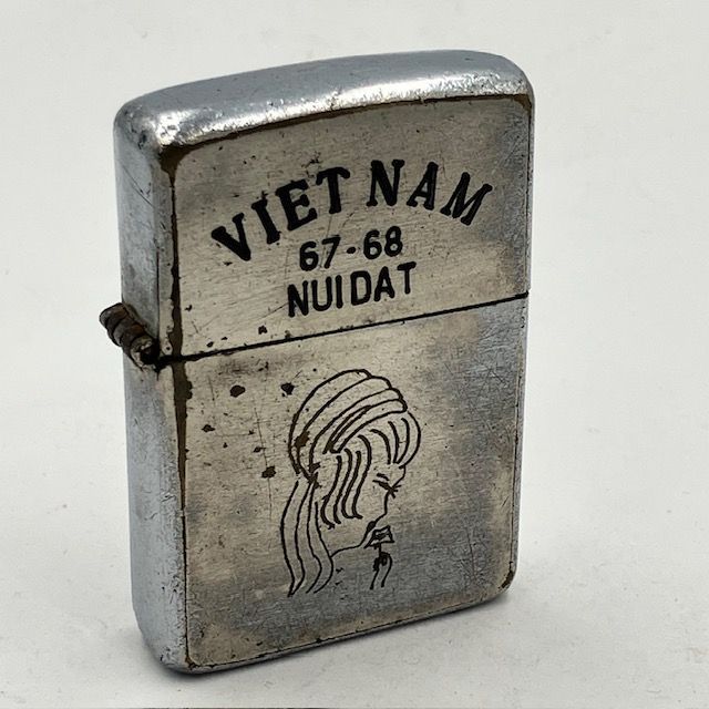 ZIPPO ベトナム 1967年前期 大変珍しい女性の横顔とPEACE LOVE
