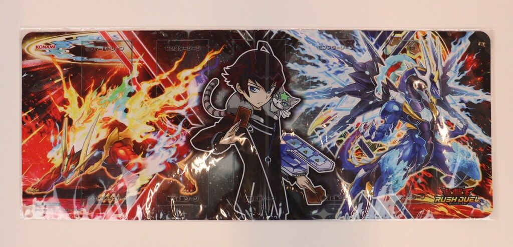 コナミ ハーフプレイマット 遊戯王ラッシュデュエル 蒼月マナブ - メルカリ