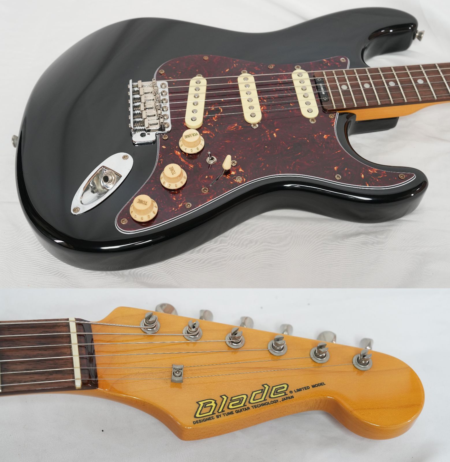 ☆BLADE/Levinson☆R-1 STRATOCASTER BLACK Levinsonピックアップ