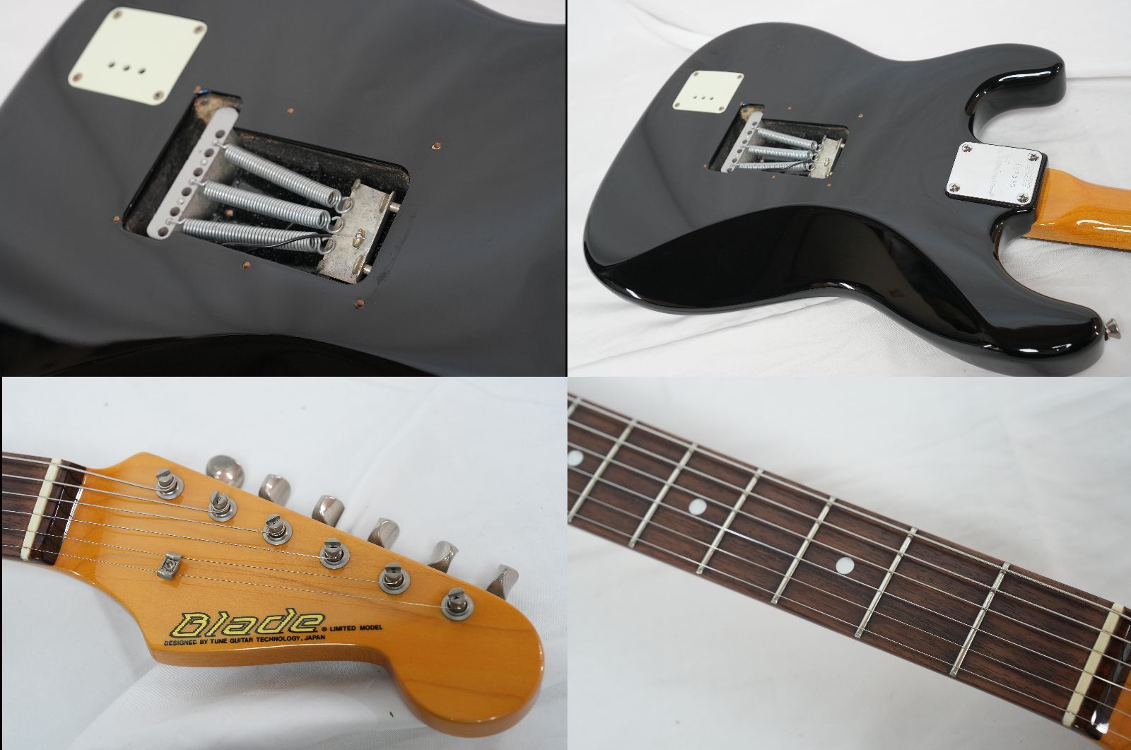 ☆BLADE/Levinson☆R-1 STRATOCASTER BLACK Levinsonピックアップ