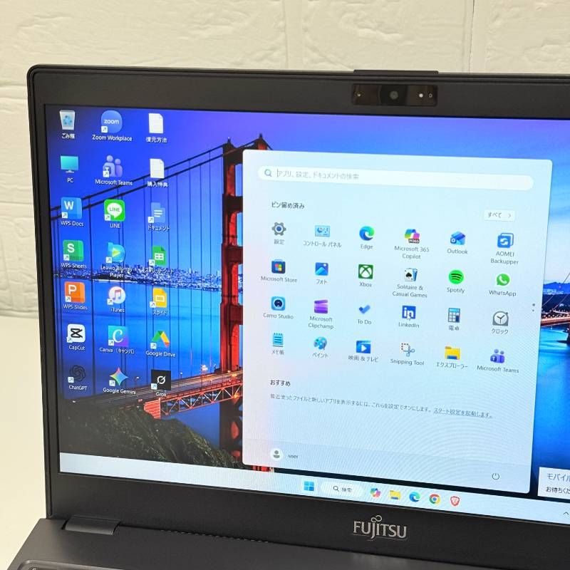 整備済み品】富士通/ノートパソコン/第8世代/Corei5/フルHD/13.3インチ