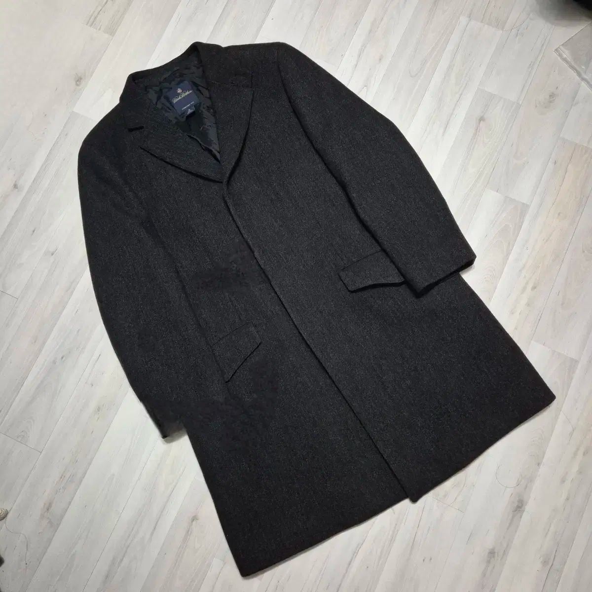 美品 ブルックスブラザーズ ハーフコート ウール ダークグレー XL ブルックス・ブラザーズ ウール コート ダークグレー - メルカリ