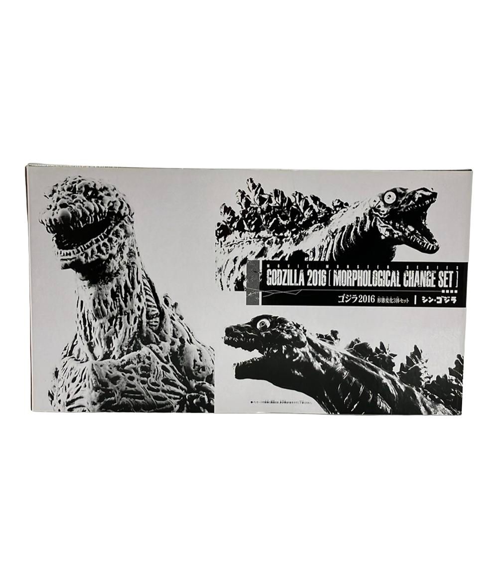 バンダイ シン ゴジラ ムービーモンスター ゴジラ2016 形態変化3体セット ソフビフィギュア