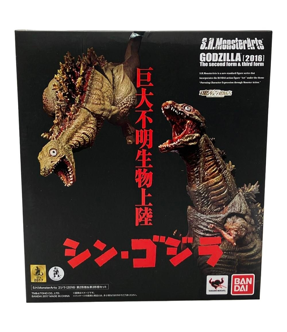 美品 シン・ゴジラ S.H.MonsterArts ゴジラ第2形態&第3形態セット フィギュア