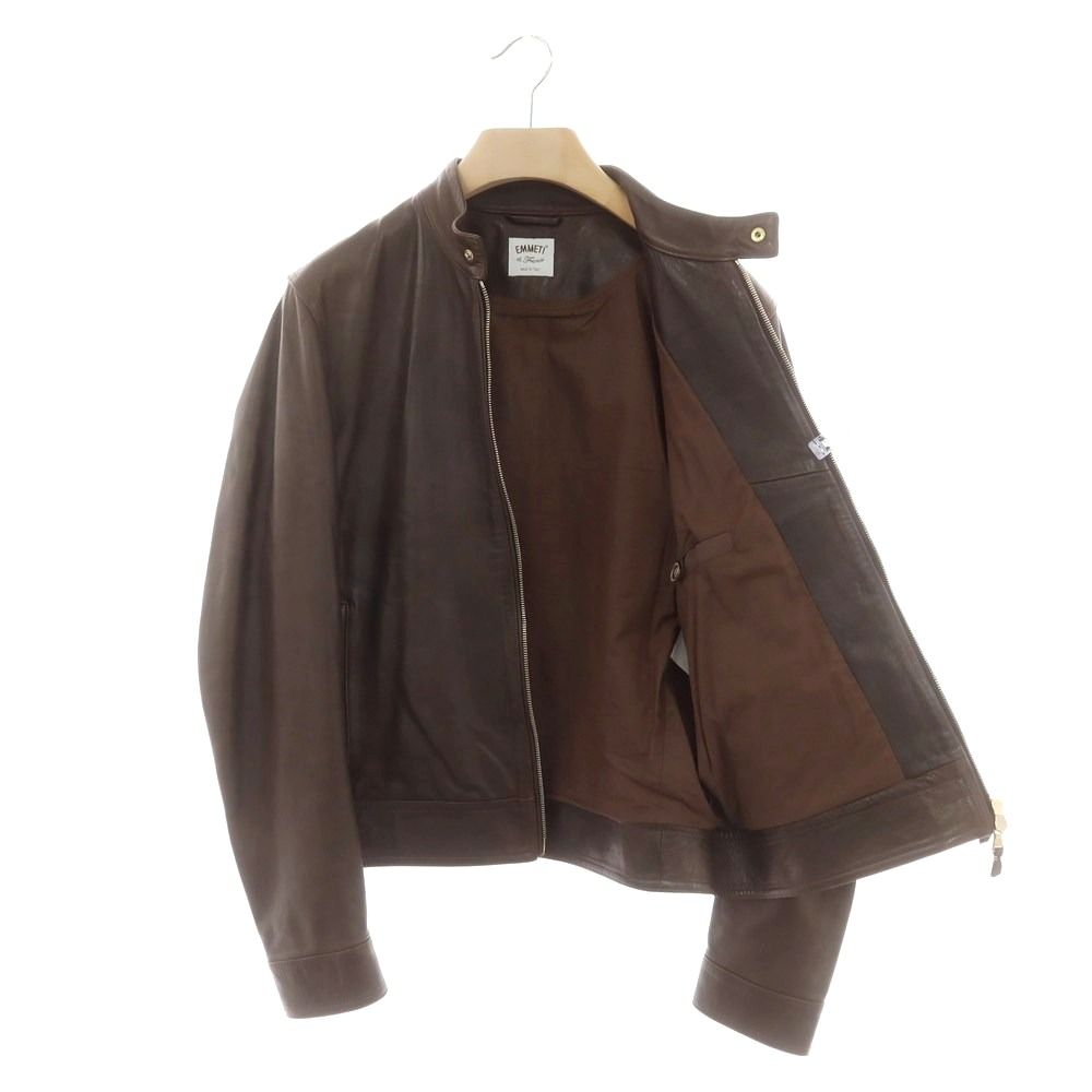 中古】エンメティ EMMETI JURI ラムスキン シングルライダース