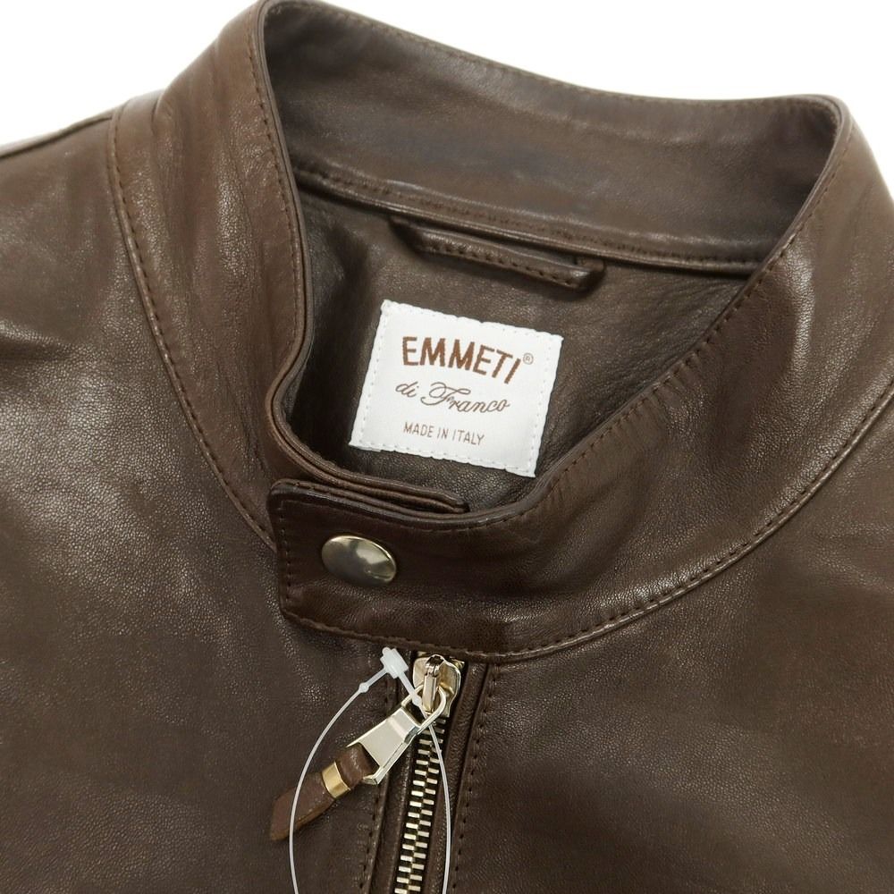 中古】エンメティ EMMETI JURI ラムスキン シングルライダース