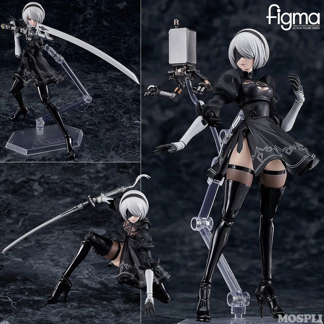 figma 2B（ヨルハ二号B型）ノンスケール彩色済可動フィギュア NieR