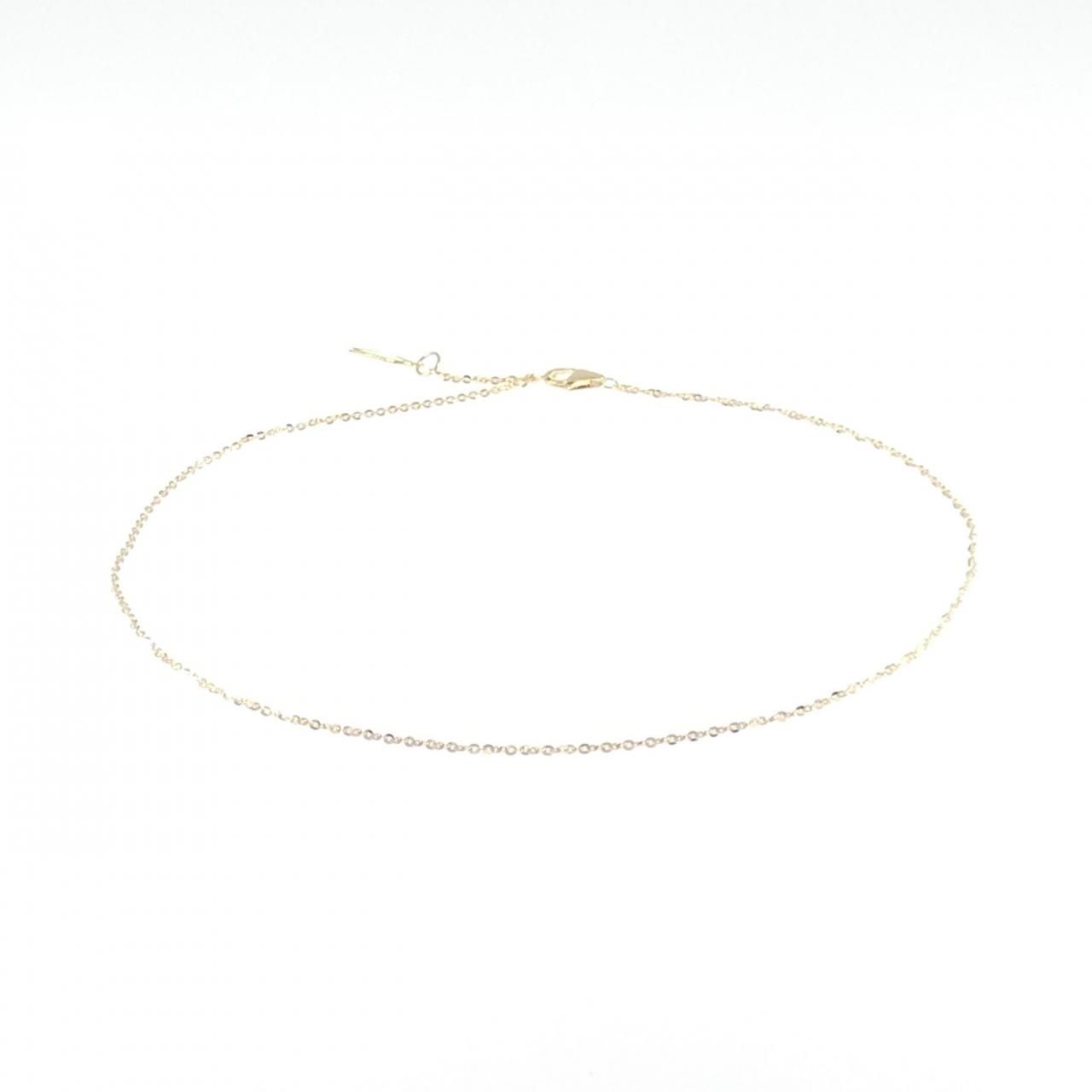 K 18 YG フェザー アンクレット