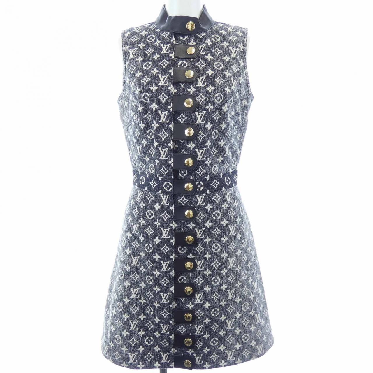 【購入の際はコメント】LOUIS VUITTON ルイヴィトン　ワンピース 美しいシルエット♪】ルイヴィトン モノグラムフィットドレス (Louis