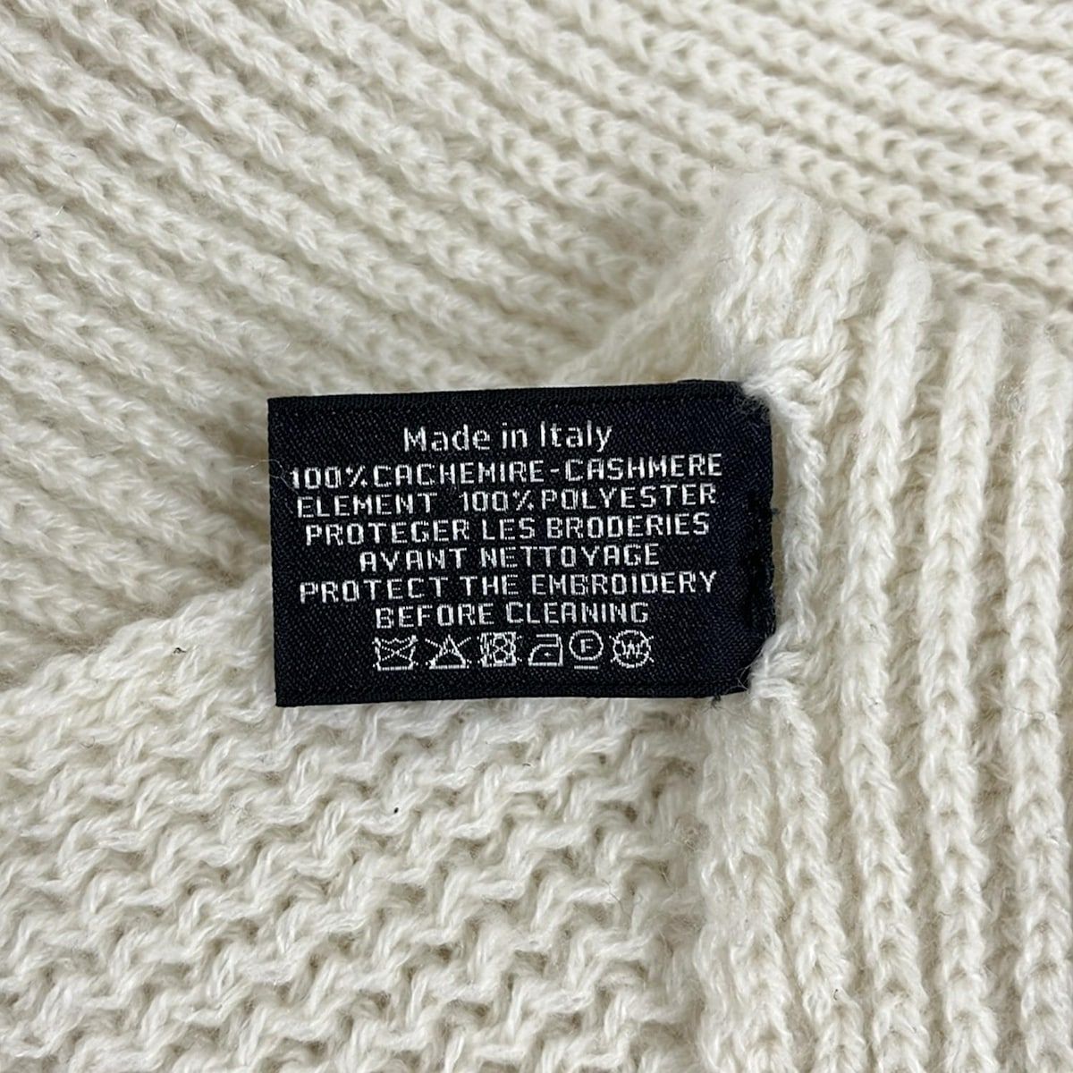 CHANEL(シャネル) マフラー - アイボリー×ベージュ 刺繍/スパンコール