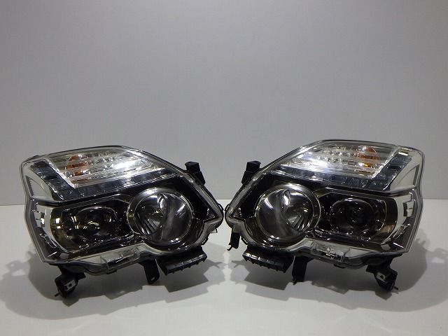 エクストレイル ヘッドライト左右 HID T31 NT31 後期 1849 W 26010
