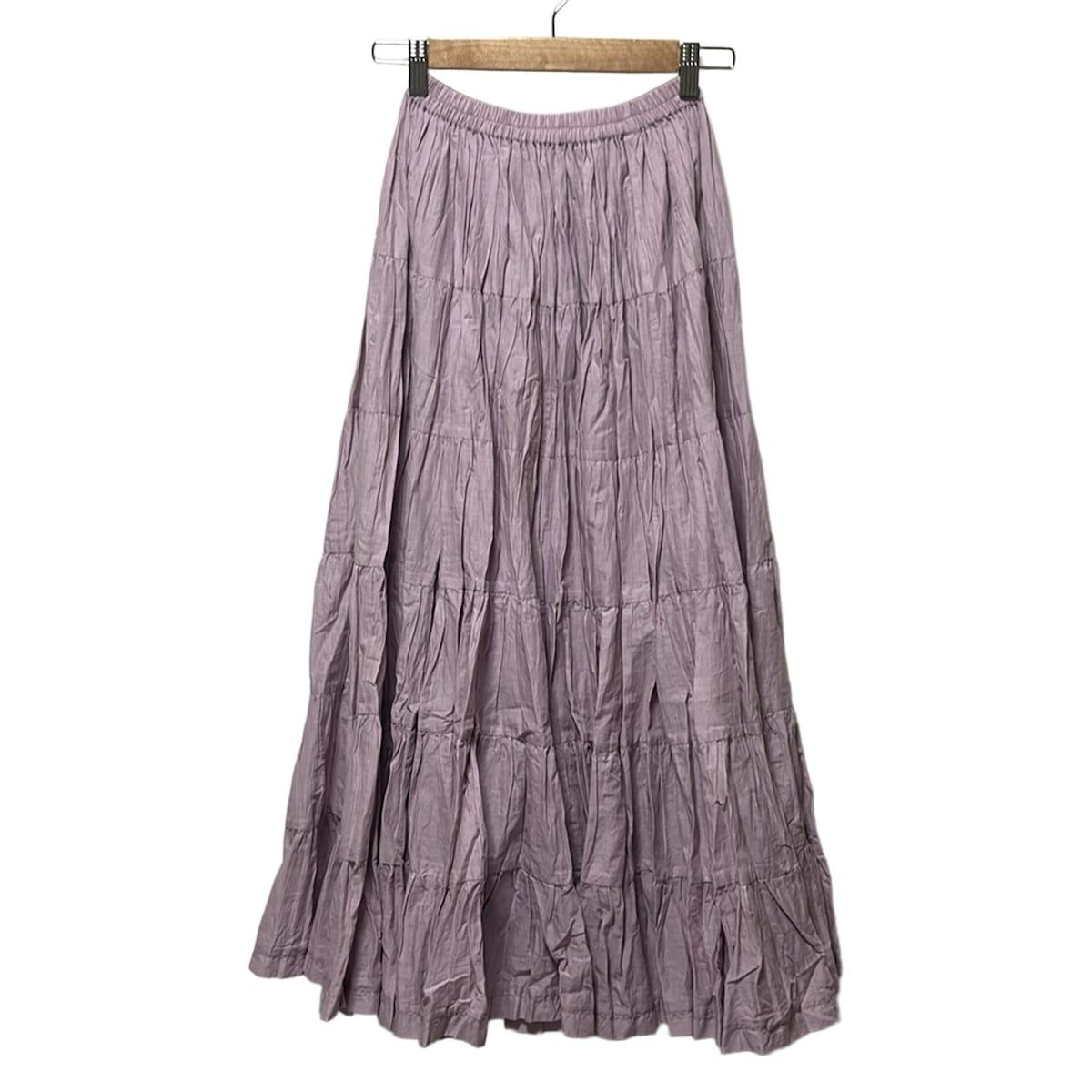 MARIHA マリハ ロングスカート サイズ36 S レディース - ライトピンク ウエストゴム