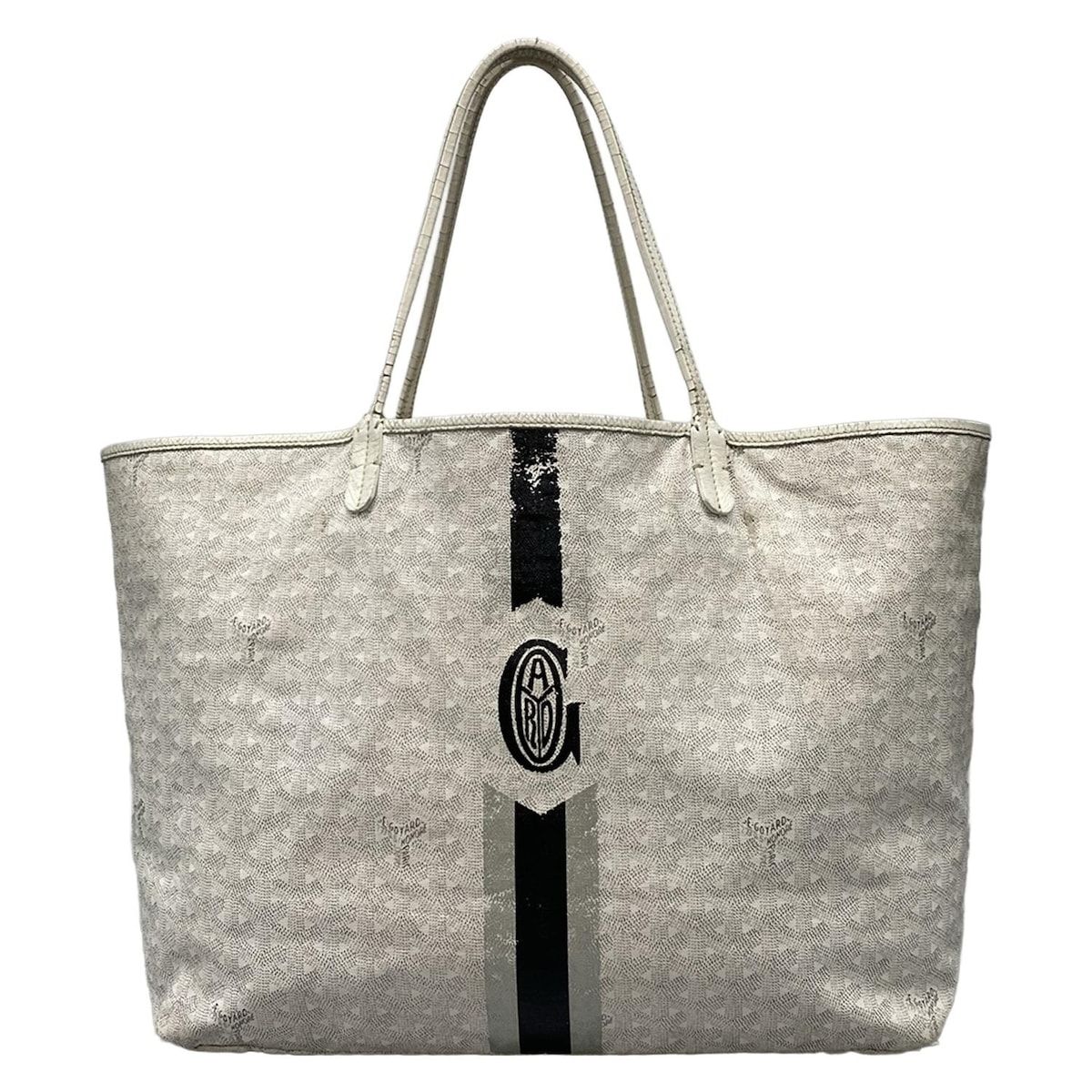 GOYARD(ゴヤール) トートバッグ サンルイGM 白 マーカージュ レザー