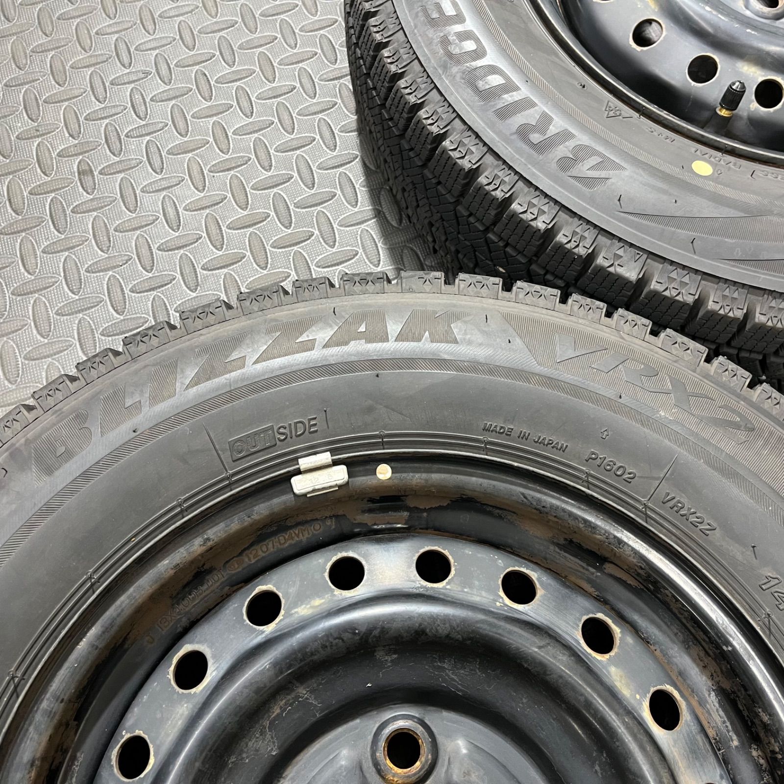 21年製 145/80R13 ブリヂストン ブリザックVRX2 ダイハツ ミラ ムーヴ 