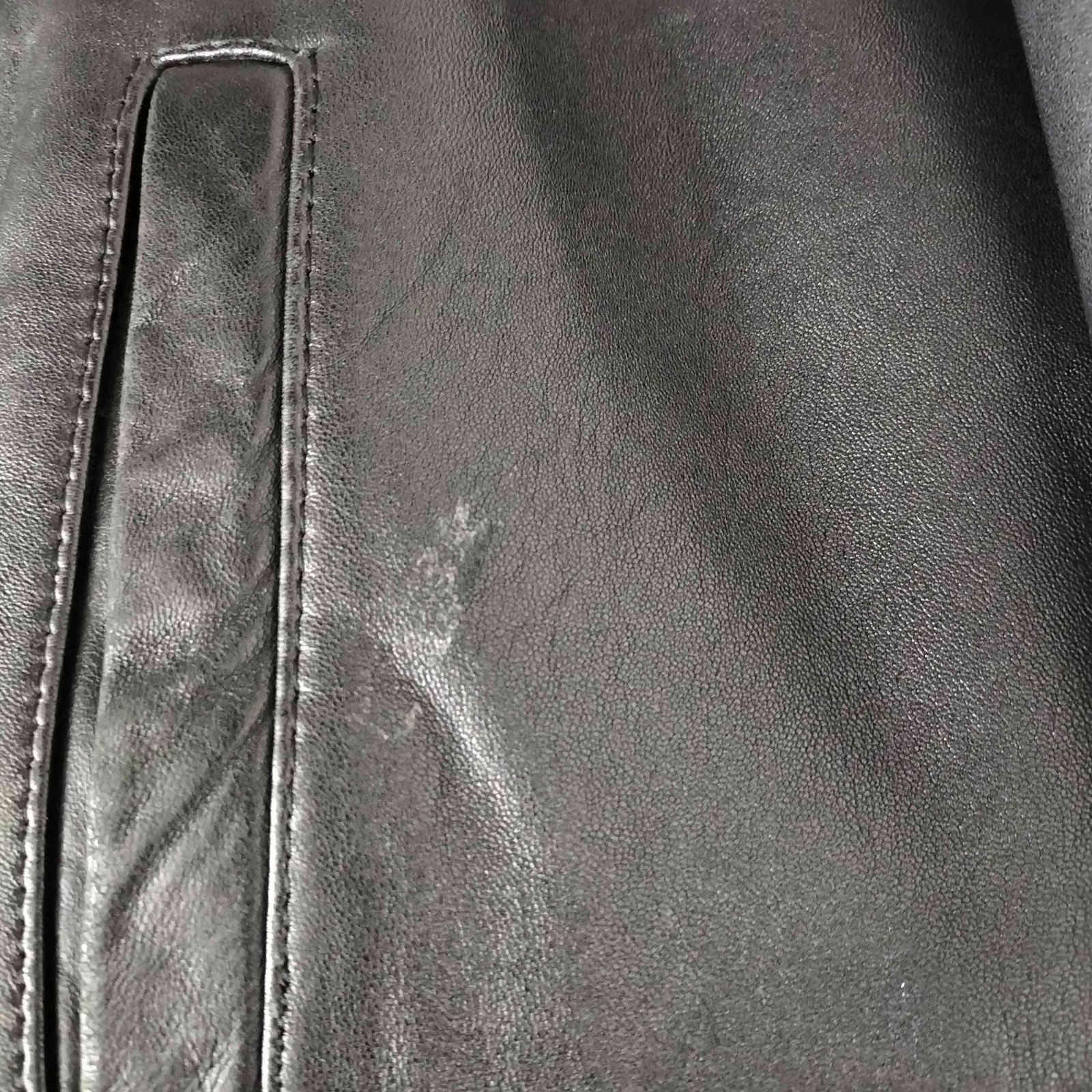 ユーズドフルギ USED古着 裏地キルティング GAINSBOUR リアルレザー